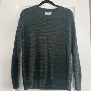 Old Navy Green Cable Knit Sweater Tunic Women’s Size XS